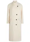 Isabel Marant Étoile Sabine Bouclé Coat In Nude