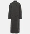 Isabel Marant Étoile Sabine Single-breast Wool Coat In Grey
