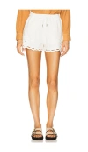 Isabel Marant Étoile Elastic Waist Shorts In Ivory