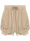 Isabel Marant Étoile Safa Shorts In Neutrals
