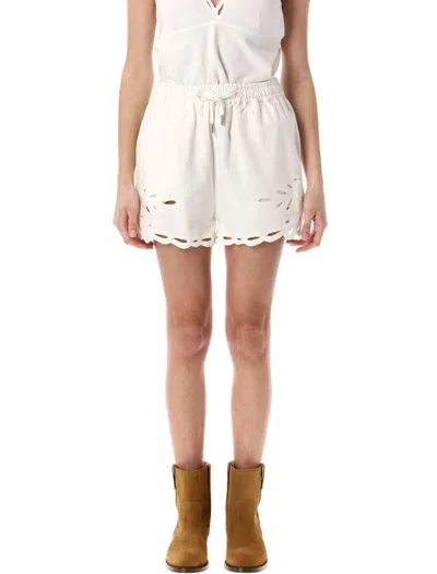 Isabel Marant Étoile Safa Shorts In White