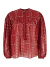 Isabel Marant Étoile Salika Printed Cotton-voile Blouse