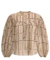 Isabel Marant Étoile Top Isabel Marant Etoile Woman Color Beige In Multicolor