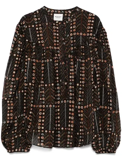 Isabel Marant Étoile Salika Printed Cotton Blouse