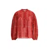 Isabel Marant Étoile Salika Printed Cotton-voile Blouse