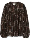 Isabel Marant Étoile Marant Etoile Women Salika Printed Cotton Top