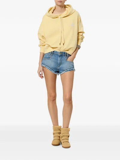 Isabel Marant Étoile Salmy Sweatshirt In Yellow