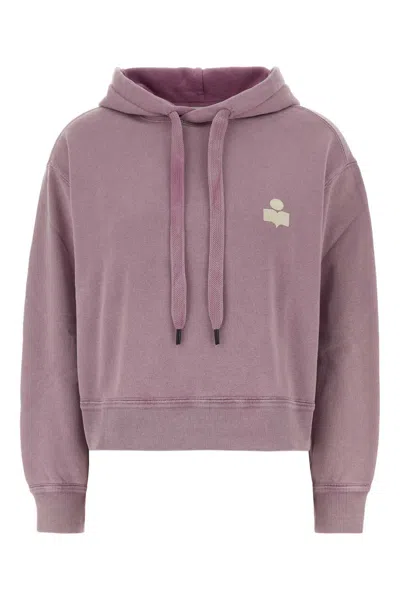 Isabel Marant Étoile Isabel Marant Etoile Lilac Cotton Blend Salmy Sweatshirt In Pink