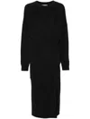Isabel Marant Étoile Black Salomon Midi Dress In Black