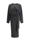 Isabel Marant Étoile Marant Etoile Women Sandrina Dress In Gray