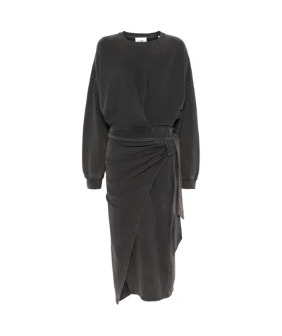 Isabel Marant Étoile Sandrina Midi Dress In Black