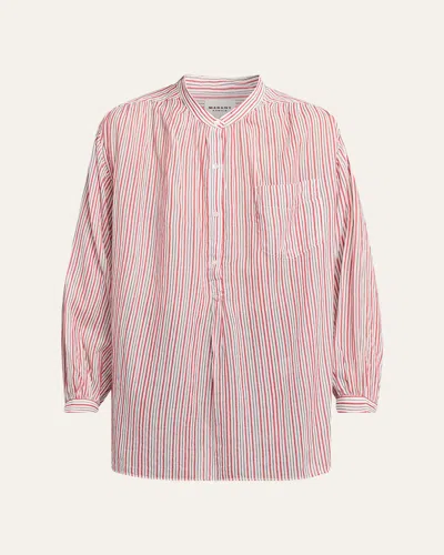 Isabel Marant Étoile Sapha Stripe Long-sleeve Tunic In Multi