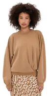 Isabel Marant Étoile Sauria Sweatshirt Caramel In Brown