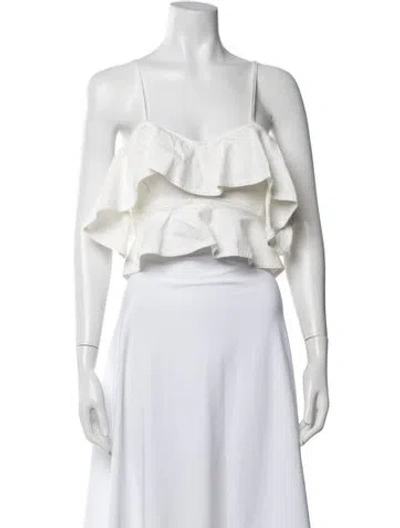 Pre-owned Isabel Marant Étoile Scoop Neck Sleeveless Top In Neutrals