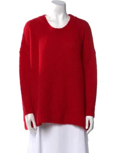 Pre-owned Isabel Marant Étoile Scoop Neck Sweater In Red
