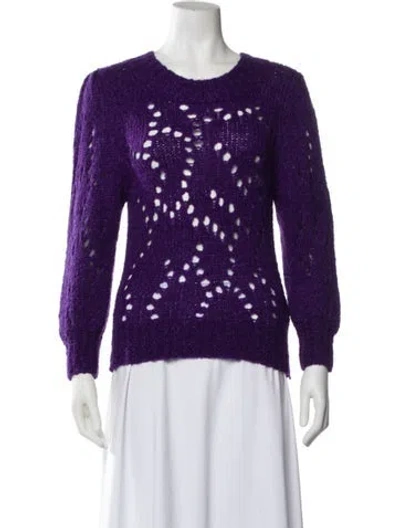 Pre-owned Isabel Marant Étoile Scoop Neck Sweater W/ Tags In Purple
