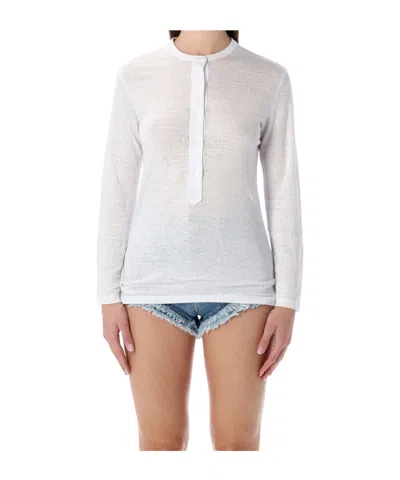 Isabel Marant Étoile Serafino Buttoned Top In White