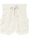 Isabel Marant Étoile Marant Etoile Women Sereni Cotton Blend Shorts In White