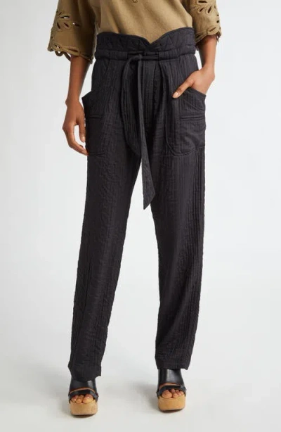 Isabel Marant Étoile Serida Drawstring Pants In Black