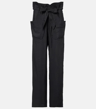 Isabel Marant Étoile Serida Straight Pants In Black