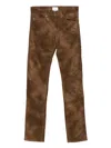 Isabel Marant Étoile Shade-effect Trousers In Brown