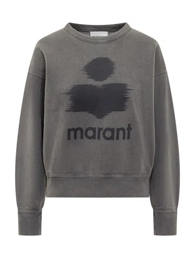 Isabel Marant Étoile Shaded Logo Sweatshirt In Gray