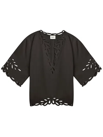 Isabel Marant Étoile Shana Top In Black
