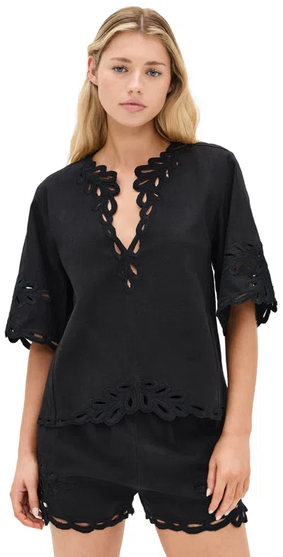 Isabel Marant Étoile Cutout-detail Top In Black