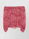 Isabel Marant Étoile Isabel Marant Etoile Fuchsia Printed ml Vutti Top In Pink