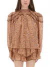 Isabel Marant Étoile Isabel Marant Etoile  Christa Blouse With Tapestry Print In Multi