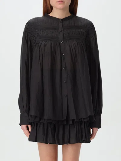 ISABEL MARANT ÉTOILE SHIRT ISABEL MARANT ETOILE WOMAN COLOR BLACK,G41689002