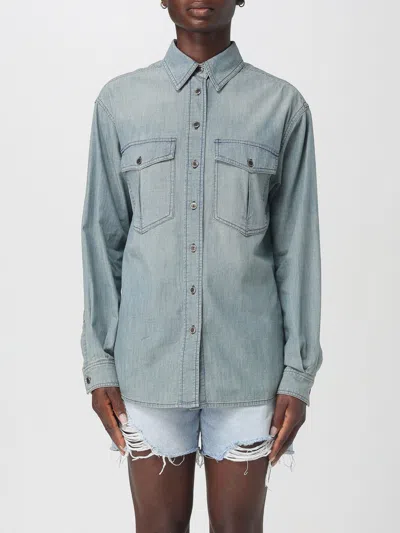 Isabel Marant Étoile Shirt Isabel Marant Etoile Woman Color Blue In Brown