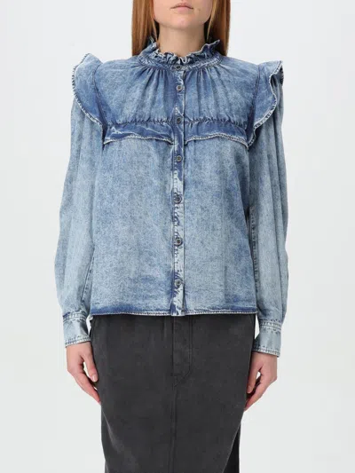 Isabel Marant Étoile Women's Idety Shirt In Blue