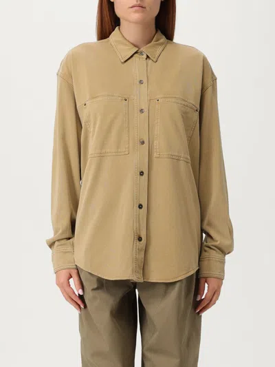 ISABEL MARANT ÉTOILE SHIRT ISABEL MARANT ETOILE WOMAN COLOR BRONZE,H23102117