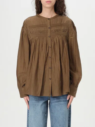 Isabel Marant Étoile Shirt Isabel Marant Etoile Woman Color Kaki In Brown