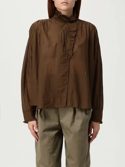 ISABEL MARANT ÉTOILE SHIRT ISABEL MARANT ETOILE WOMAN COLOR KAKI,H18199030