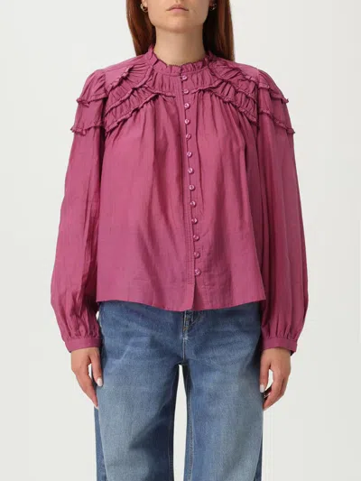ISABEL MARANT ÉTOILE SHIRT ISABEL MARANT ETOILE WOMAN COLOR LILAC,H16326038