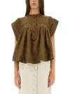 Isabel Marant Étoile Isabel Marant Etoile Shirt Leaza In Brown