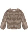 Isabel Marant Étoile Advika Semi-sheer Blouse With Patterns In Black