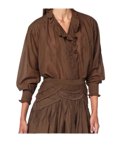 Isabel Marant Étoile Isabel Marant Etoile Shirts In Brown
