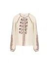 Isabel Marant Étoile Marant Etoile Women Lynne Biologic Cotton Shirt In Neutral
