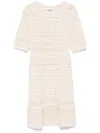 Isabel Marant Étoile Abril Short Openwork Knitted Dress
