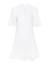 ISABEL MARANT ÉTOILE SHORT DRESS IN BRODERIE ANGLAISE