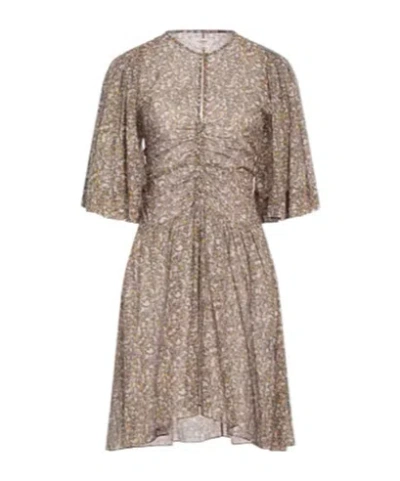Isabel Marant Étoile Short Dresses In Brown