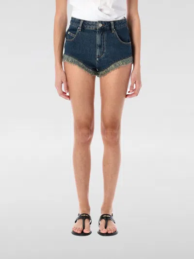 Isabel Marant Étoile Short Isabel Marant Etoile Woman Color Blue In Faded Blue