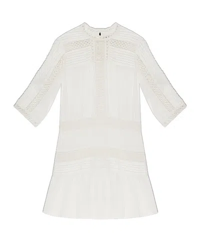 Isabel Marant Étoile Short Sleeve Dress In White