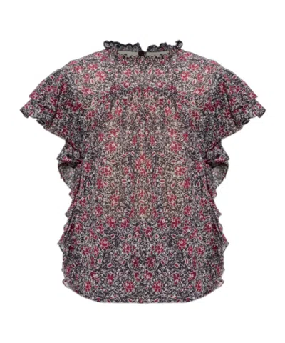 Isabel Marant Étoile Short Sleeve Shirt In Multi