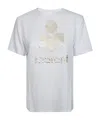 Isabel Marant Étoile Etoile Isabel Marant T-shirt Lino Logo Metal In White