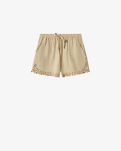 Isabel Marant Étoile Balyme Shorts In Neutral