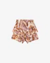 Isabel Marant Étoile Jocadia Shorts In Ecru-ochre